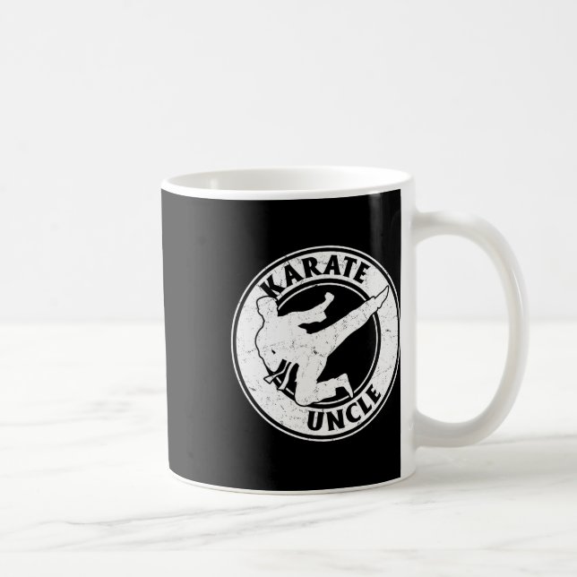 Karate farbror Karate Fighting farbror Karate Kaffemugg (Höger)