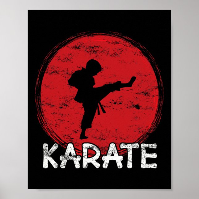 Karate Fighter Boy - Japan - Child Does Karate Kic Poster (Framsidan)