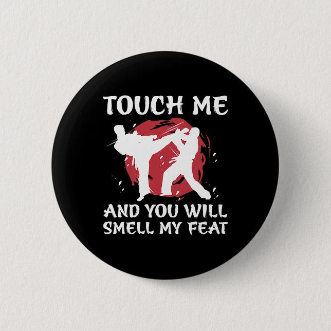 Karate Fighter Boy Youth Men Japanese Martial Arts Knapp (Framsida)