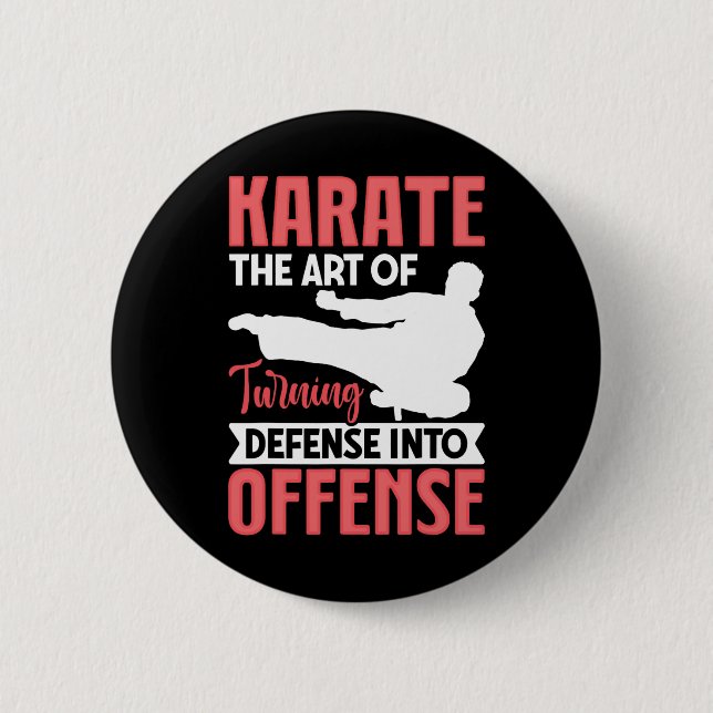 Karate Fighters Konsten Att Förvandla Försvar Till Knapp (Framsida)