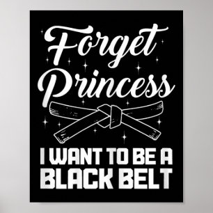 Karate Flicka Kampsport Mma Jiu Jitsu Kickboxning Poster
