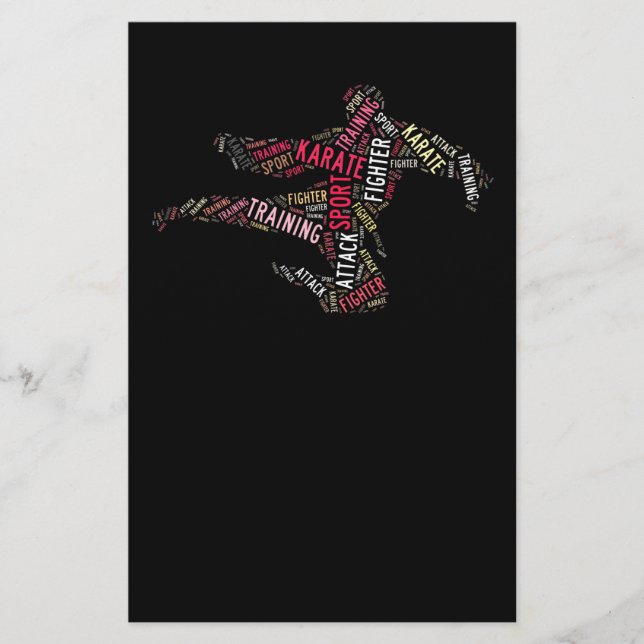 Karate Flygblad (Framsidan)