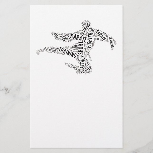 Karate Flygblad (Framsidan)