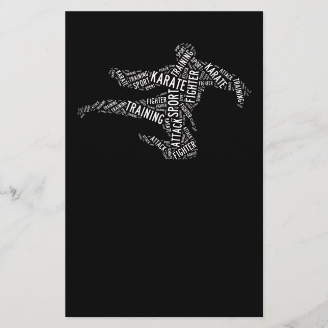 Karate Flygblad (Framsidan)