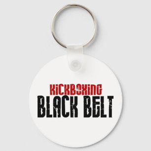 Karate för Kickboxing svartbälte Nyckelring
