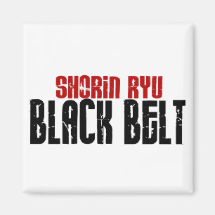 Karate för Shorin Ryu svartbälte Magnet