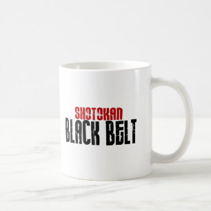 Karate för Shotokan svartbälte Kaffemugg