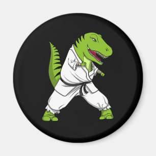 Karate för T-Rex DinosaurNinja kampsportar Magnet