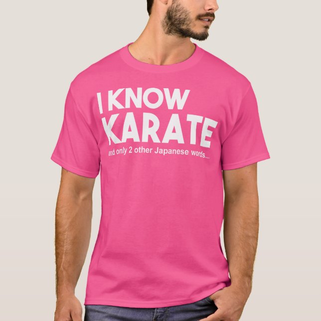 Karate Funny T Shirt (Framsida)
