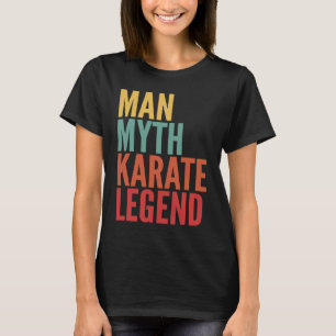 Karate-gåva Man Myter Karate Legend T Shirt