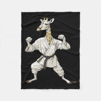 Karate Giraffe Motiv Taekwondo Jiu-Jitsu Mma Fleecefilt
