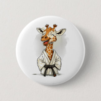 Karate Giraffe Motiv Taekwondo Jiu-Jitsu Mma Knapp