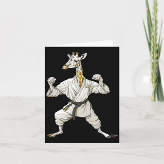 Karate Giraffe Motiv Taekwondo Jiu-Jitsu Mma Kort