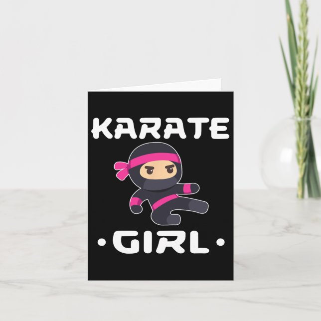 Karate Girl 6 Kort (Framsida)