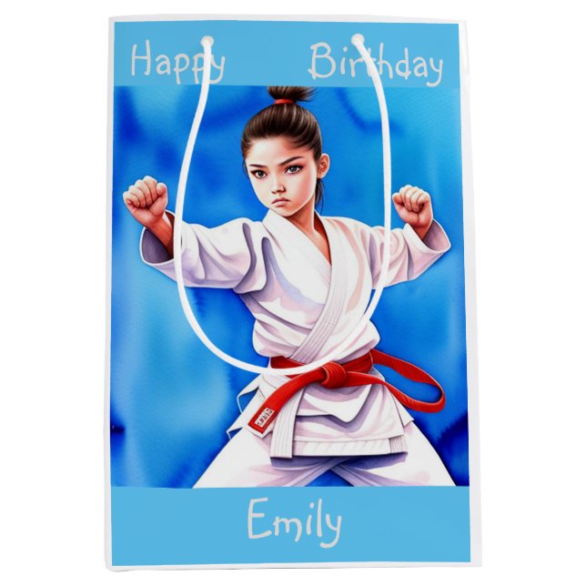 Karate Girl Birthday (Framsidan)