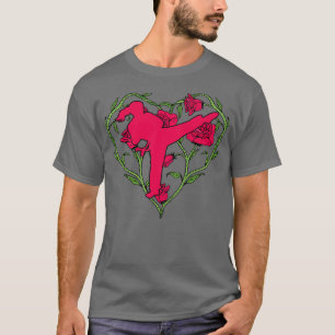 Karate Girl Mae Geri Karate Kick Karate Fight Judo T Shirt