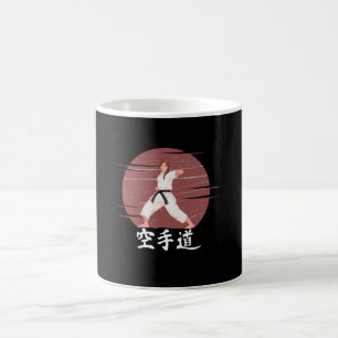 Karate Girl Martial Artist Dojo Kaffemugg