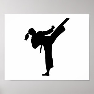 Karate Girl Poster