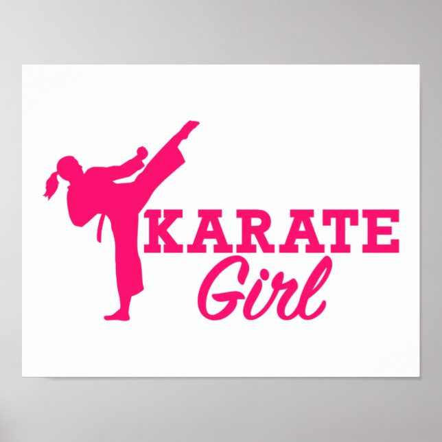 Karate Girl Poster (Framsidan)