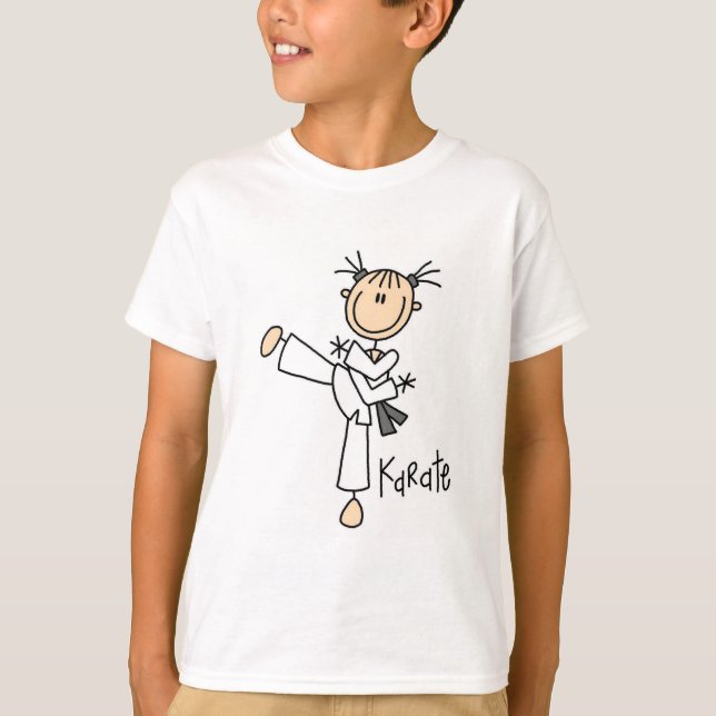Karate Girl Tshirts och Gifts (Framsida)
