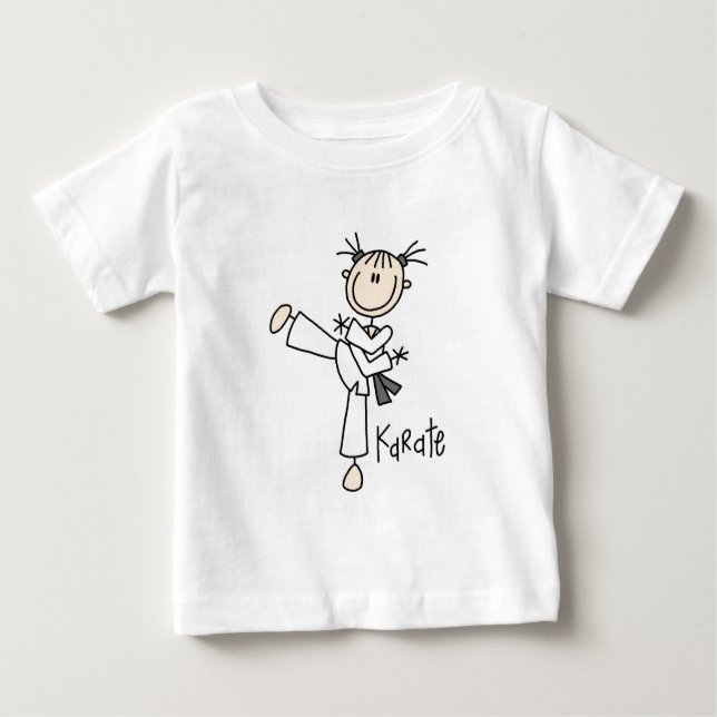 Karate Girl Tshirts och Gifts (Framsida)