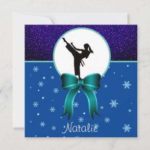 Karate Girls Glitter och Bow Snowflake