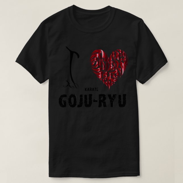 Karate goju ryu I kärlek T Shirt (Design framsida)