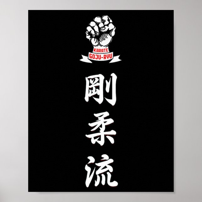 Karate Goju Ryu Poster (Framsidan)