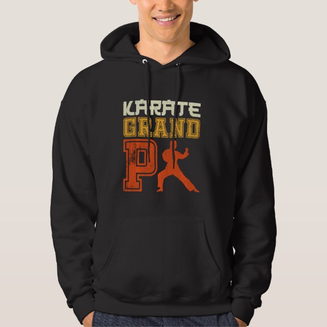 Karate Grandpa Karate 1 Hoodie (Framsida)