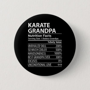 Karate Grandpa Nutrition Facts Funny Karate Grandp Knapp