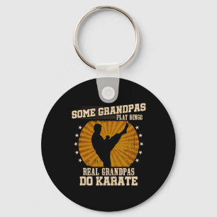 Karate Grandpa Shirt - Real Grandpas Do Karate Nyckelring