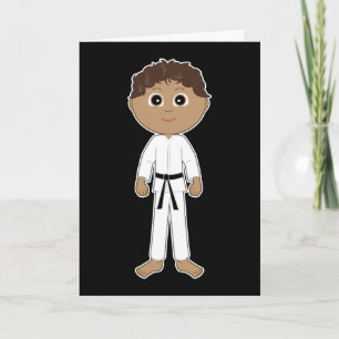 Karate Grattiss Black Bälte Kort