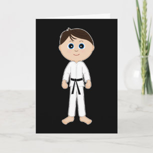 Karate Grattiss Black Bälte Kort