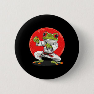 Karate Groda Kampsport Judo Padda Kung Fu Groda Ki Knapp
