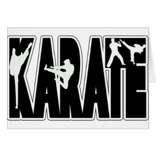 KARATE HÄLSNINGSKORT