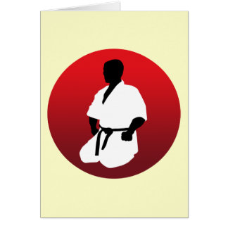 KARATE HÄLSNINGSKORT