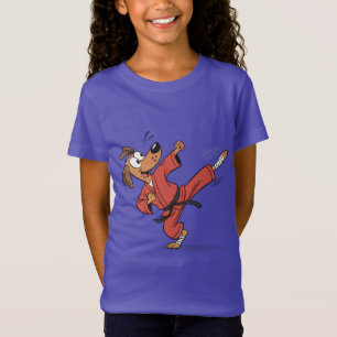 Karate Hund in Action - Tecknaden för martialkonst T Shirt