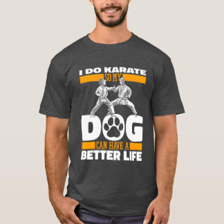 Karate Hund kompisvänner T Shirt