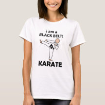Karate I är A Black Bälte Karate
