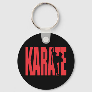 Karate in Red Nyckelring