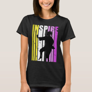 Karate Inspire Cute Färg inspirational Motivatio T Shirt