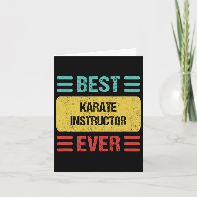 Karate Instructor 1 Kort (Framsida)