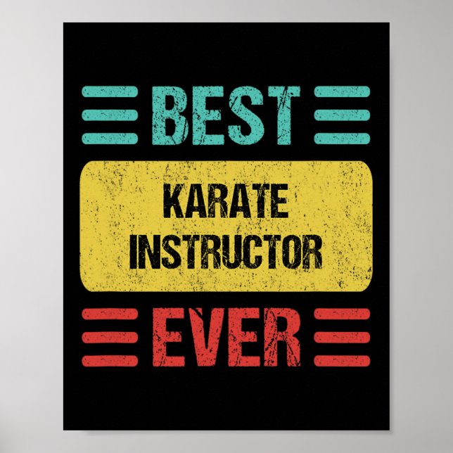 Karate Instructor 1 Poster (Framsidan)