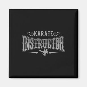 Karate Instructor Black Bälte japansk martialkonst Magnet