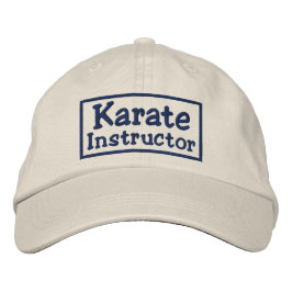 Karate Instructor Broderad Keps