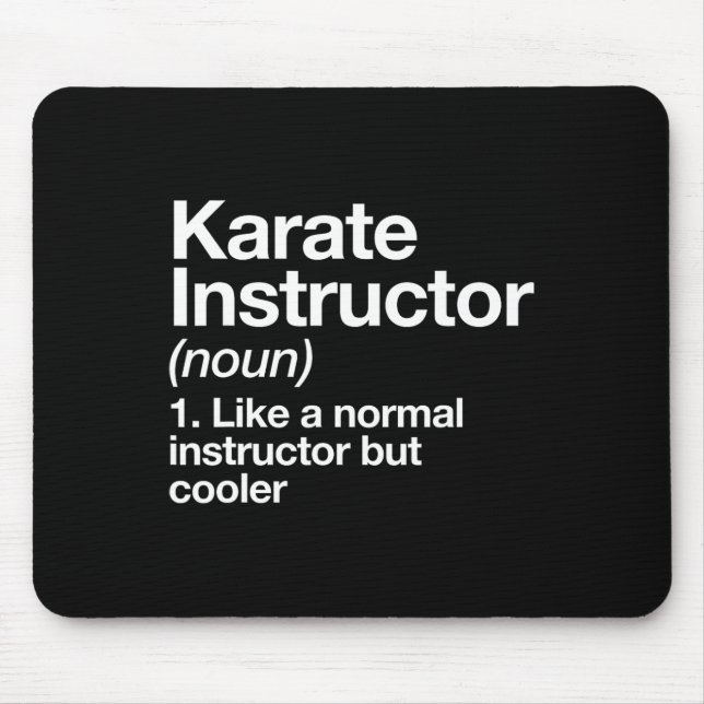 Karate Instructor Definition Funny Martial Arts Tr Musmatta (Framsidan)