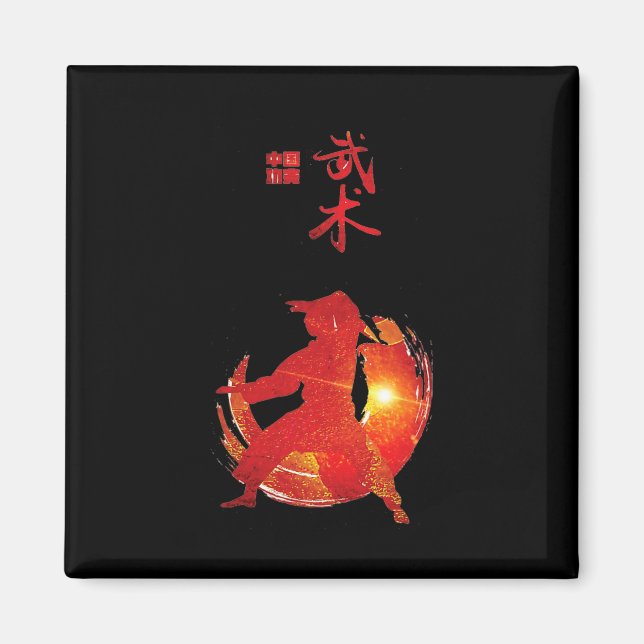 Karate Instructor Karate Studenter Karate Calligra Magnet (Framsidan)