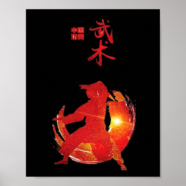 Karate Instructor Karate Studenter Karate Calligra Poster (Framsidan)