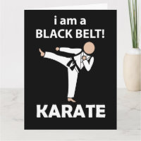 Karate jag är svart bälte karate