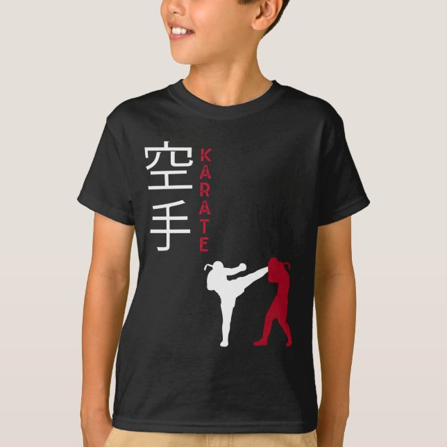 Karate Japansk martialkonst T Shirt (Framsida)